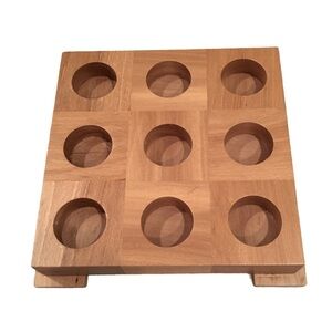 Rare Target Michael Graves Tea Light Candle Holder Wood Holder Collectible